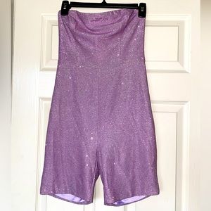 Meshki stunning purple small romper